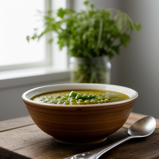 Split Pea & Lentil Soup With Vegetables recipe image