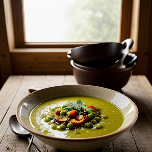 Split Pea Soup With Chunky Vegetables recipe image