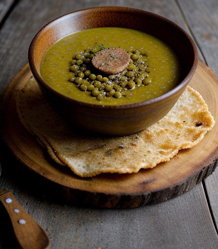 Split Pea Soup With Sausage recipe image