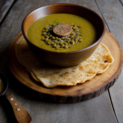 Split Pea Soup With Sausage recipe image