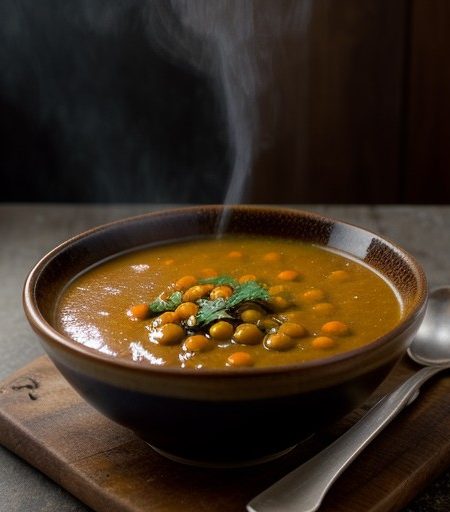 Split Pea Vegetable Soup recipe image