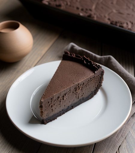 Spotted Chocolate Macadamia Nut Torte recipe image
