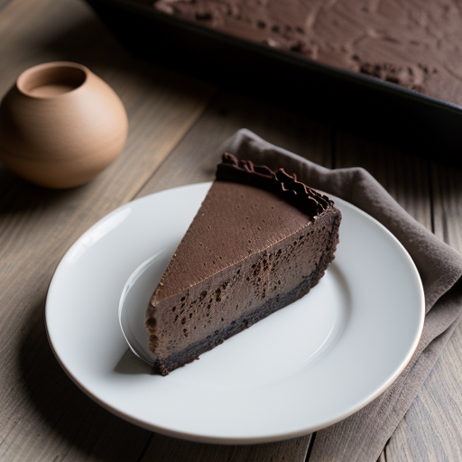 Spotted Chocolate Macadamia Nut Torte recipe image