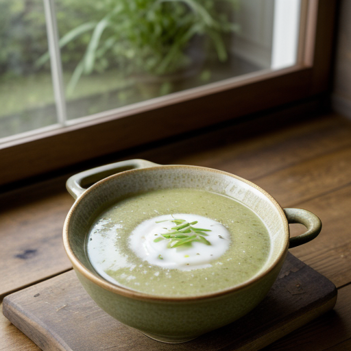 Spring Green Onion Soup recipe image