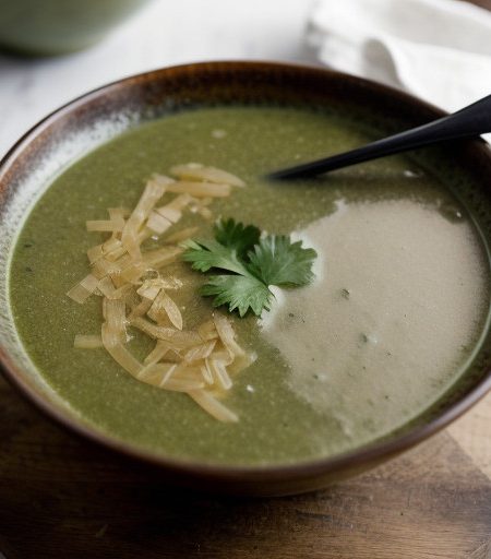 Spring Greens Soup recipe image