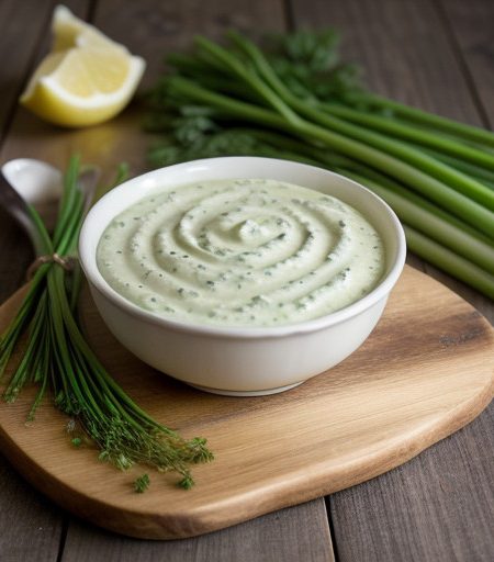 Spring Herb Dip recipe image