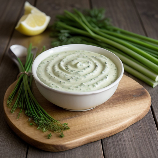Spring Herb Dip recipe image