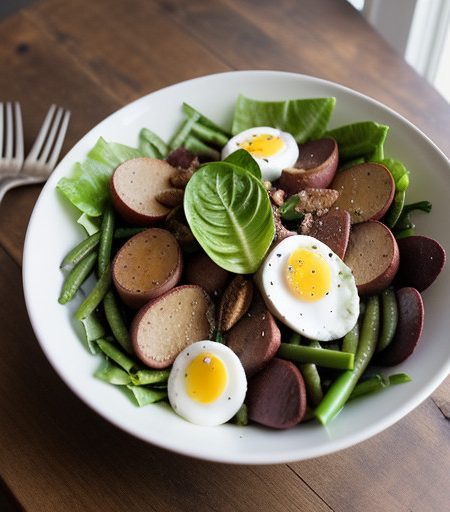 Spring Nicoise Salad recipe image