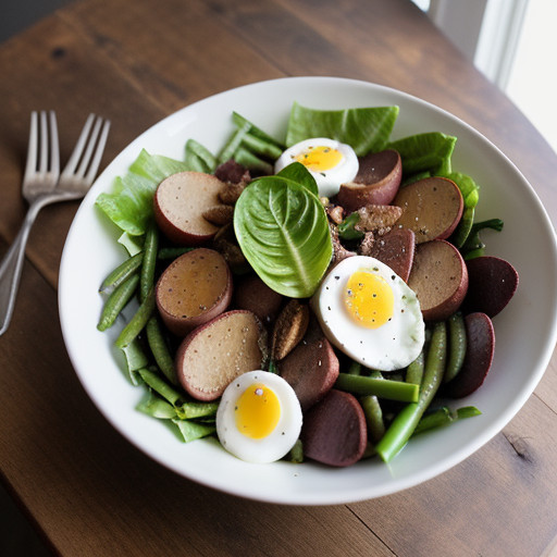 Spring Nicoise Salad recipe image