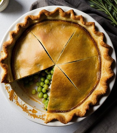 Spring Vegetable Pie recipe image