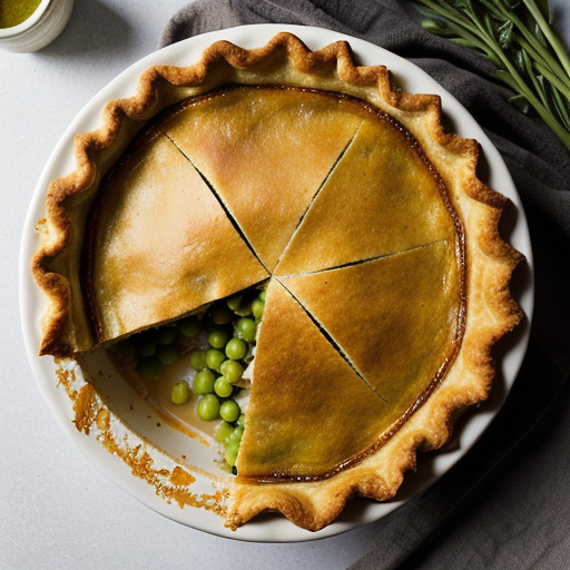 Spring Vegetable Pie recipe image