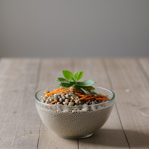 Sprouting Seeds With Carrot Salad & Cottage recipe image