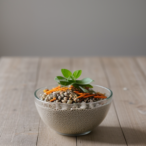 Sprouting Seeds With Carrot Salad & Cottage recipe image