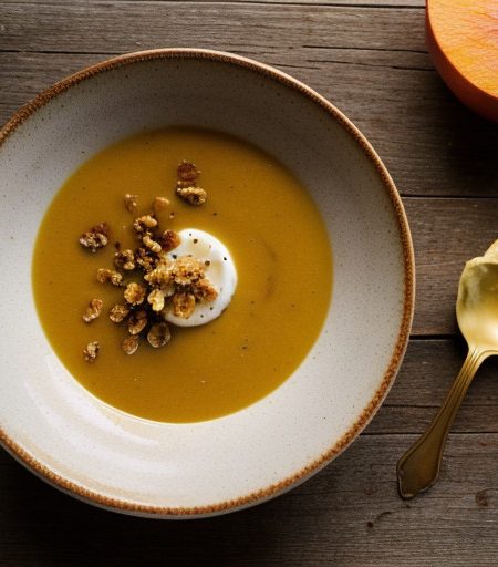 Squash Apple Walnut Bisque recipe image