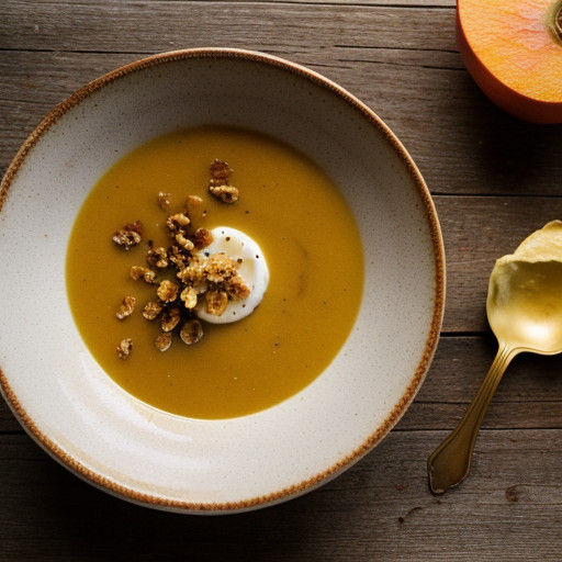 Squash Apple Walnut Bisque recipe image