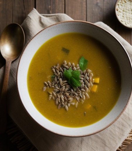 Squash, Apple, and Wild Rice Soup recipe image