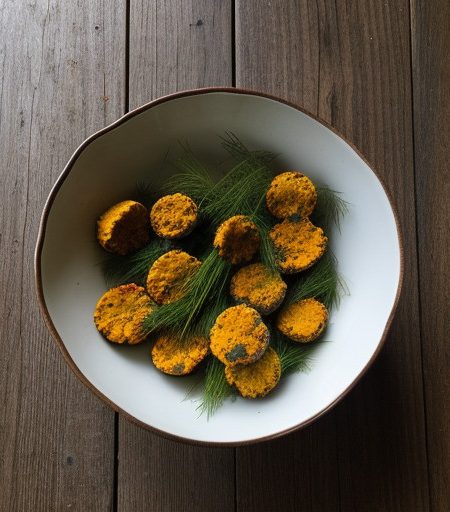 Squash Blossoms Stuffed With Goat Cheese in Pepper Sauce- recipe image