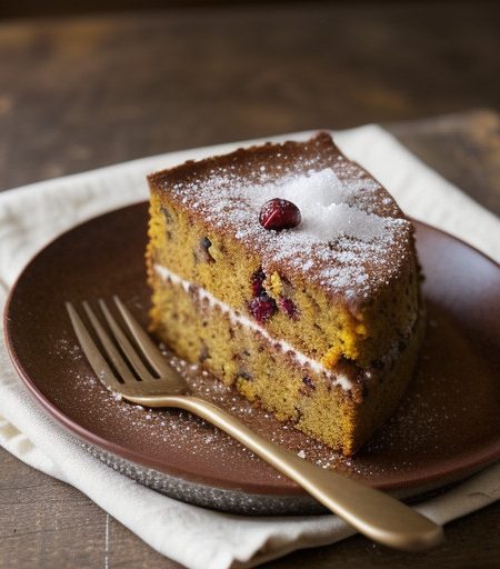 Squash Cake With Cranberries - Country Living recipe image