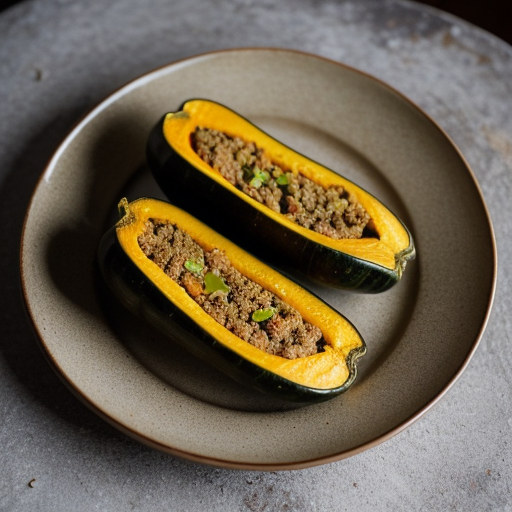 Squash Stuffed With Beef recipe image