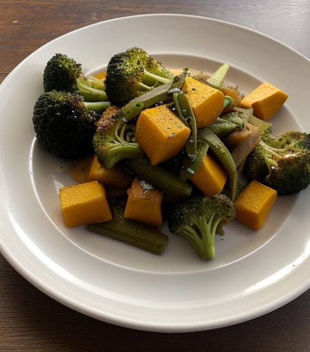 Squash and Broccoli Stir-Fry recipe image