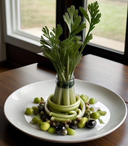 Squid With Celery and Olives recipe image