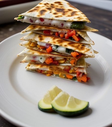 Stacked New Mexico Quesadilla recipe image