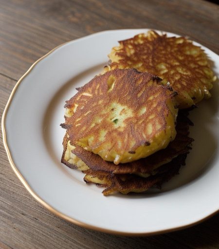 Stage Deli Potato Latkes - Bon Appetit recipe image