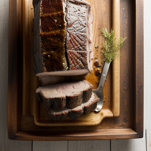 Standing Rib Roast With Madeira and Stilton Sauce recipe image