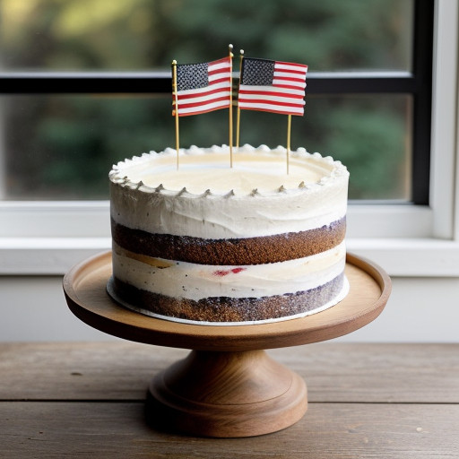 Stars & Stripes Celebration Cake recipe image