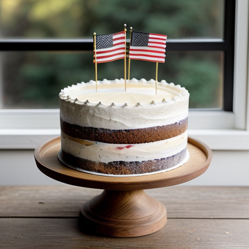 Stars & Stripes Celebration Cake recipe image