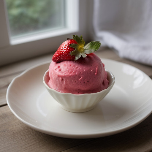 Starwberry Sorbet recipe image