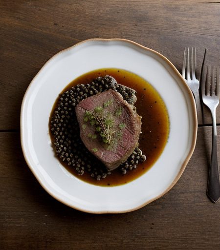 Steak Au Poivre recipe image