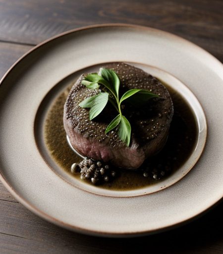 Steak Au Poivre From LHJ recipe image
