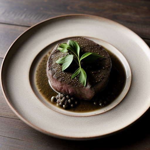 Steak Au Poivre From LHJ recipe image