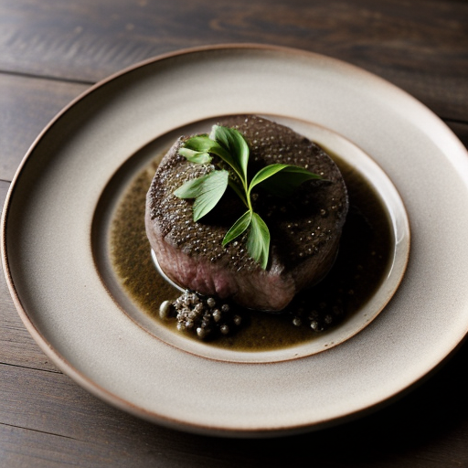 Steak Au Poivre From LHJ recipe image