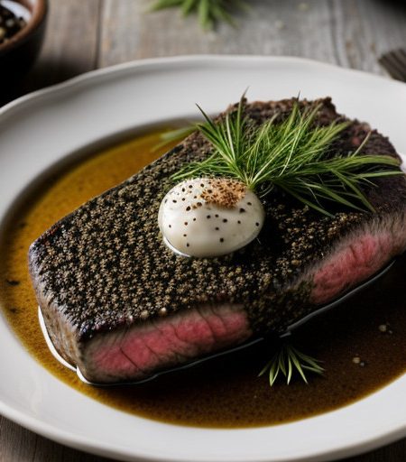 Steak Au Poivre Myrtlewood recipe image