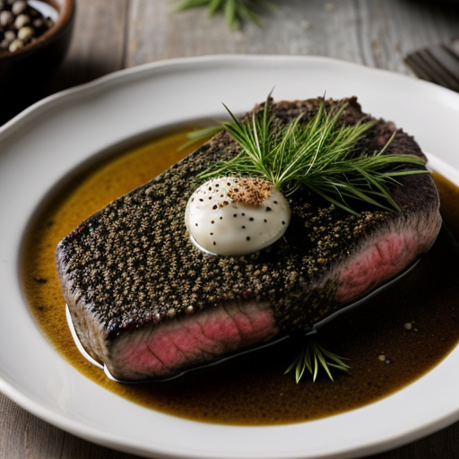 Steak Au Poivre Myrtlewood recipe image