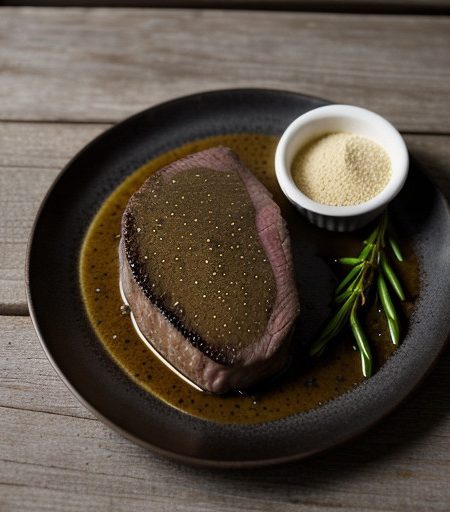Steak Au Poivre (Pepper Steak recipe image