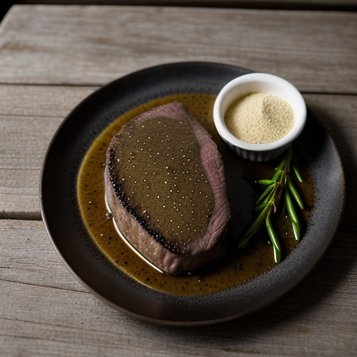 Steak Au Poivre (Pepper Steak recipe image