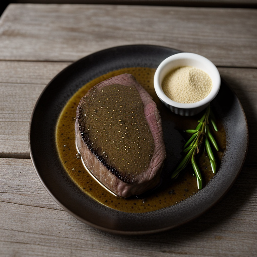 Steak Au Poivre (Pepper Steak recipe image