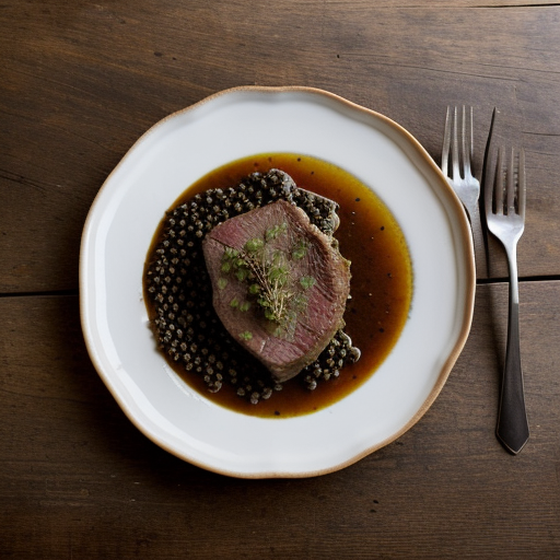 Steak Au Poivre recipe image