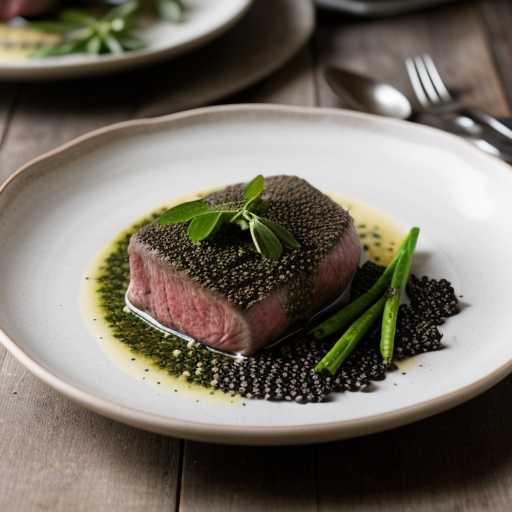Steak Au Poivre recipe image