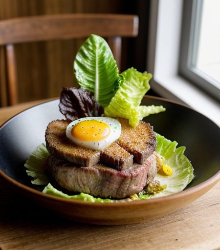 Steak & Caesar Salad recipe image