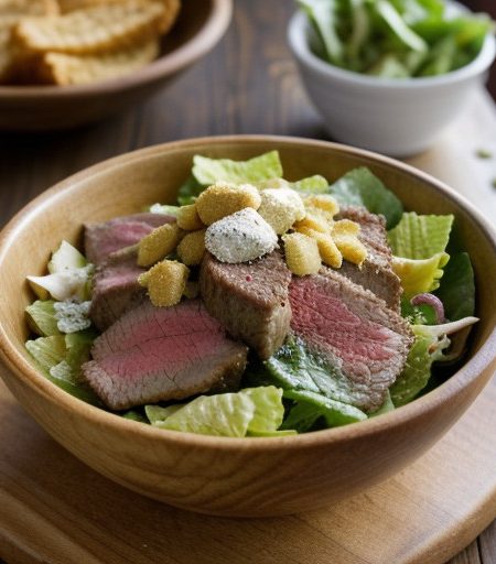 Steak-Caesar Salad recipe image