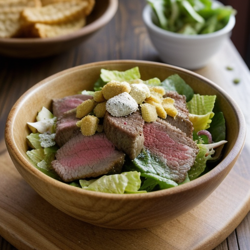 Steak-Caesar Salad recipe image