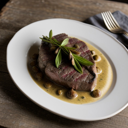 Steak Diane Dijon recipe image
