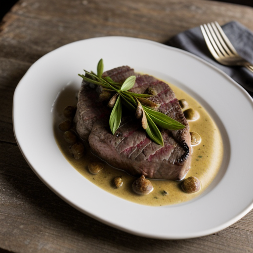 Steak Diane Dijon recipe image