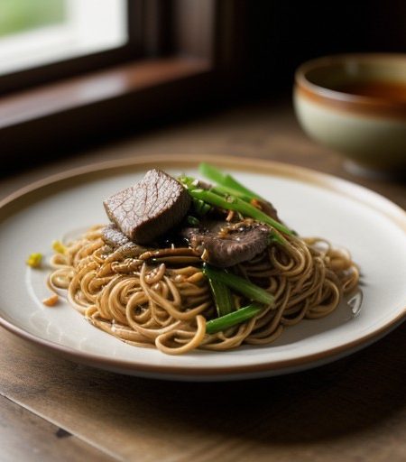 Steak Lo Mein recipe image