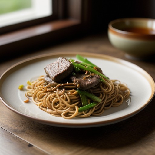Steak Lo Mein recipe image