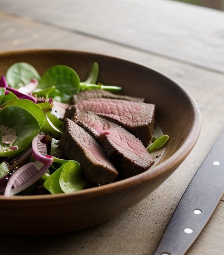 Steak & Onion Salad recipe image